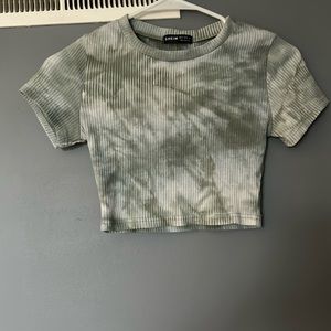 Ribbed Cropped SHEIN Top